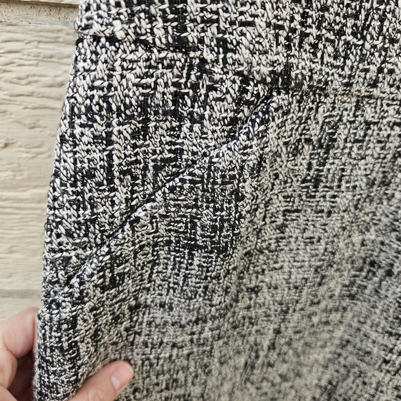 J. Crew Suiting black and white tweed sheath dress size 2 - Picture 3 of 6
